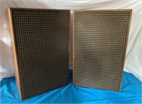 Vintage Mahogany Speaker Set 29"x18"