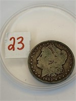 1902 U.S. Morgan $1 Silver Dollar Coin
