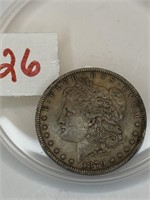 1879 U.S. Morgan $1 Silver Dollar Coin