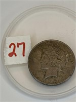 1928 U.S. Peace $1 Silver Dollar Coin