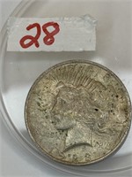 1923 U.S. Peace $1 Silver Dollar Coin