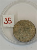 1923 U.S. Peace Silver $1 Dollar Coin