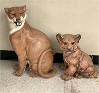 Ceramic Wild Cats