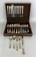 Reed & Barton Silver Plate Flatware in Chest