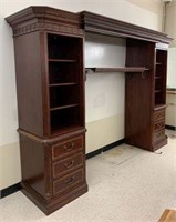 Wall Unit with Lighted Display Sides- 9' wide
