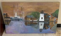 Pat Kolbe Seaside Oil on Canvas