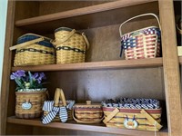 Longaberger Basket Lot Dresden Americana