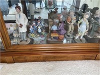 Lot of Figurines, Disney Clock, Donegal Vase