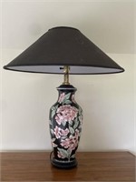 Asian Style Floral Table Lamp