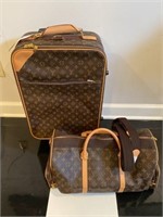 Designer Inspired Suitcase & Duffle Bag