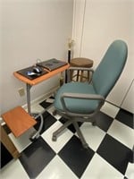 Computer Desk, Chair, Stool, Fan, Mouse