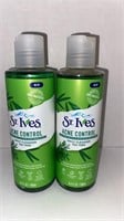 St. Ives acne control cleanser X2