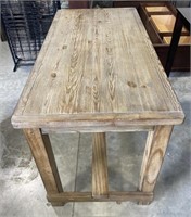 (L) Rustic Bar/Kitchen Table 60” x 36” x 30