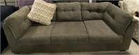 (L) 3 Seater Couch W/ Decorative Pillow. 103” x