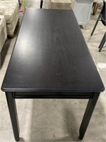 (L) Modern Style Wood Table. 60” x 31” x 28”