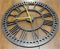 (L) Modern Style Wall Clock. 24” x 24”