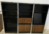 (H) Metal Framed Shelving and Storage Units.