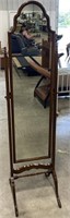(H) Reprodux Vintage Body Mirror. 63” Tall
