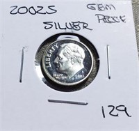 2002S  Roosevelt Silver Dime Gem Proof