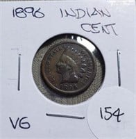1896  Indian Head Cent VG