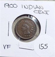 1900  Indian Head Cent VF