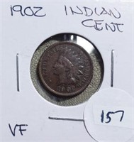 1902  Indian Head Cent VF