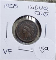 1905  Indian Head Cent VF