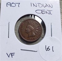 1907  Indian Head Cent VF