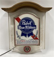 Vintage Pabst Blue Ribbon Beer PBR Lighted