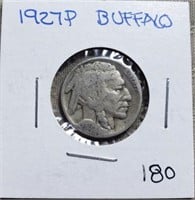1927P  Buffalo Nickel Full Date