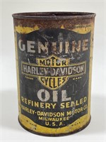 Vintage Harley Davidson 1 Quart Oil Can