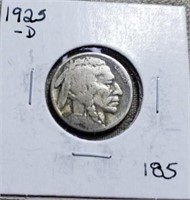 1925D  Buffalo Nickel Full Date