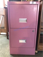 Filing Cabinet-purple in good shape