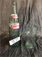 Diet Coke Glass Bottle/ Plastic Coca-Cola Cup