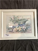 Framed Picture of Flowers