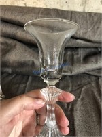 Glass Candle Holders (2)