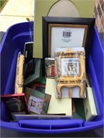 Picture frames in a tote