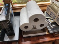 Paper towels, picture frames, tie rack, more