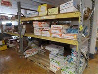 (2) Sections Pallet Racking w/ Contents Including: