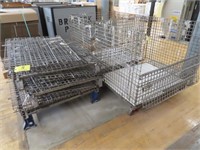 (5) Collapsilbe Wire Baskets