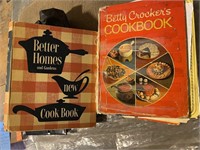 2 Vintage Better Homes & Garden cookbooks, more