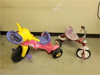 Fisher price and radio flyer trikes