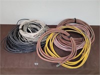 Air hoses and electric cables
