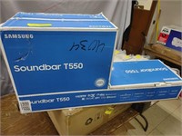 Samsung Soundbar T550 with Sub and Remote Untested