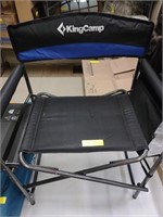 King Camp Folding Chair with Side Table and Storag