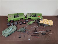 1970's GiJoe Army vehicles and weapons