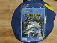 Fox Print Rocket Ship Play Tent