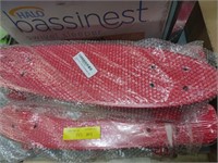 Lot of 3 MoBoard Red Plastic 22" Skateboards