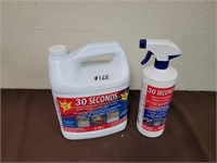 New 30 seconds cleaner. 1L and 3.78L