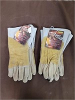 New welding gloves size S (sewn with kevlar)